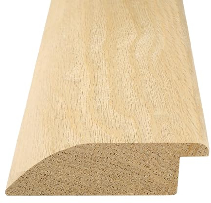 Kigley Solid Red Oak Interior Threshold Wood Oak Threshold Transition Overlap Threshold Doorways Reducer Threshold (36 x 3 x 1 Inches)