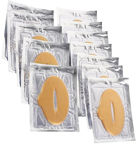 SHERCHPRY Gel Lippenpads 25 Stück Feuchtigkeitsspendend mit Natürlichen Inhaltsstoffen gegen Trockene Rissige Lippen für Frauen und Kinder Lippenpflege Gelmaske zum Schutz und Pflege