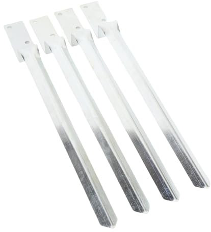 Hztyyier Ancoraggio Azionario in Acciaio Zincato, Cassetta Postale Pesante Post -Ancoraggio per Attrezzature da Gioco All'aperto, Adatto a Una varietà di Attrezzature per Esterni