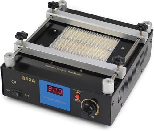 Stazione di saldatura di preriscaldamento IR digitale per dissaldatura PCB e rilavorazione BGA, riscaldatore a piastre calde da laboratorio