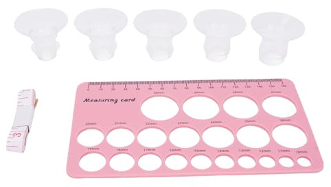 Marhynchus Kit D'insertion de Bride de Règne de Mamelon Kit de Dimensionnement de la Bride de Silicone en Silicone pour Les Mamans d'allaitement avec 10 Pièces