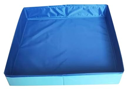 Flkiglm Faltbar PVC Hundepool, Hundepool Schwimmbad Für Hunde, Hundebadewanne Katzen Swimmingpool Planschbecken Für Kinder, PVC Hunde Pool Für Kleine Hunde Katze