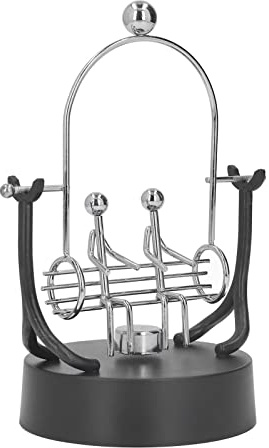 SPYMINNPOO Adorno de Escritorio Oscilante Electromagnético de Alta Tecnología, para Navidad o Cumpleaños, Modelo de Enseñanza Fácil de Instalar, Construcción de Metal