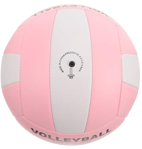 DEARMAMY Ballon de Volley-Ball Souple en Cuir PU Gonflable Taille 5 pour Entraînement en Salle et Compétitions Officielles Équipement d'Entraînement Solide