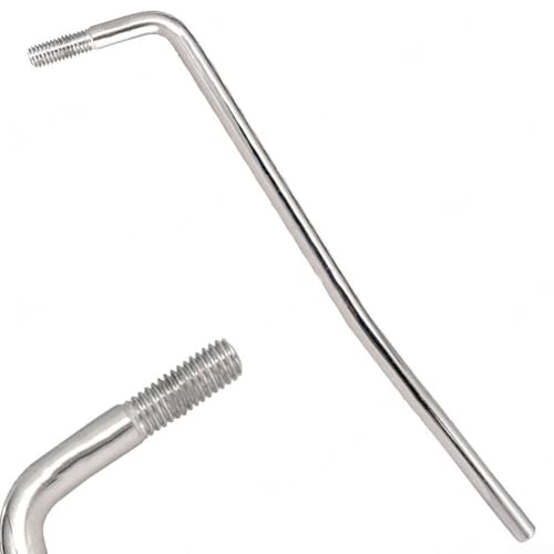 1 bras de trémolo pour barre Whammy, levier de manivelle en métal, adapté pour guitare électrique simple chevalet (argenté)