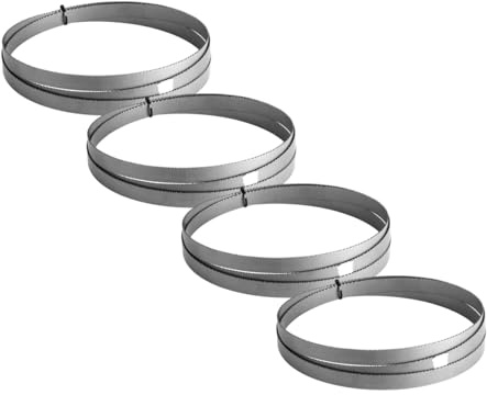 4er Set Bandsägeblatt Bi-Metall M42 1140 x 13 x 0,60 mm, Edelstahl, für Güde MBS 105 V, Bandsägeblatt Metallsägeblatt (14/18 Zähne pro Zoll)