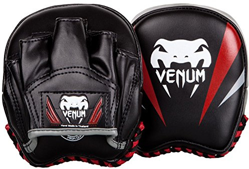 Venum Elite Mini Punch Mitts - Black, One Size