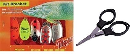 mepp MEPPS Hecht Set Spinner Kit + gratis Angelschere