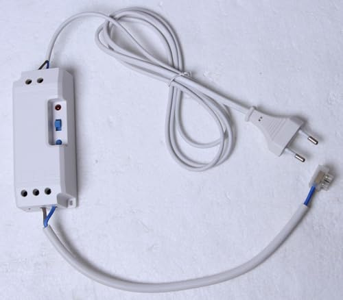 Funk-Abluftsteuerung EINBAU DAS-2090-S bis 2300W mit Fensterkontaktschalter DFM-1000. Lichtfunktion der Dunsthaube kann erhalten bleiben. Mit Stecker und Anschlusskabel