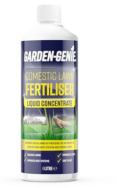 Garden Genie - Lawn Fertiliser Feed Liquid Concentrate | Plant Food Liquid for Outdoor - 1 Litre