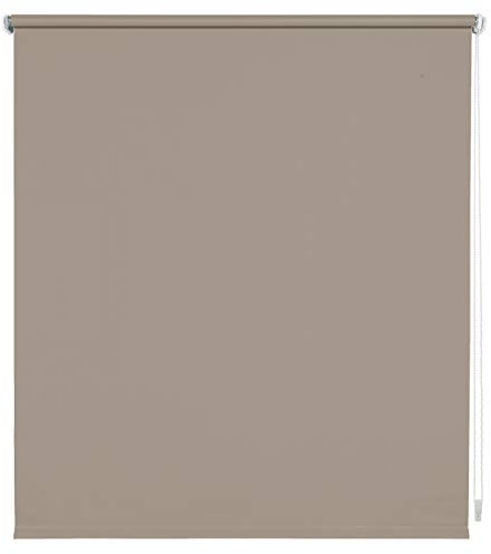 Verdunklungsrollo Fensterrollo mit Bohren lichtundurchlässig Blickdicht B100x H180 cm Stoff Caffee, Sonnenschutz Rollo für Fenster Seitenzugrollo Kettenzugrollo Verdunkelungsrollo