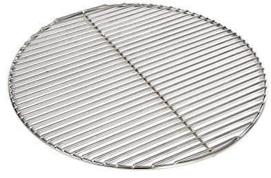 Grillrost Ø 80 cm aus Edelstahl rostfrei und elektropoliert 4mm / 10 mm Stababstand für Grill rund, Kugelgrill, Feuerschalen Grillschalen Rundgrill