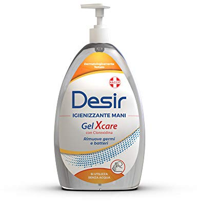 Desir igienizzante mani xcare con clorexidina 750ml