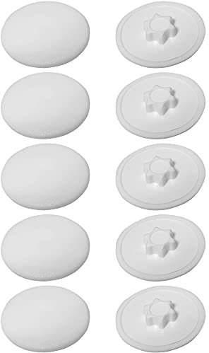 cyclingcolors 10x coprivite cappuccio plastica viti Torx copertura coperchi tappi, Bianco T25 15mm