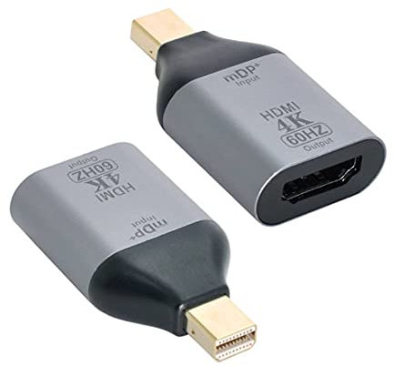 ChenYang CY Mini DP DisplayPort Source Input Male to HDMI Sink Output Female Displays 4K@60hz Ultra HD Converter Adapter for Laptop Mac
