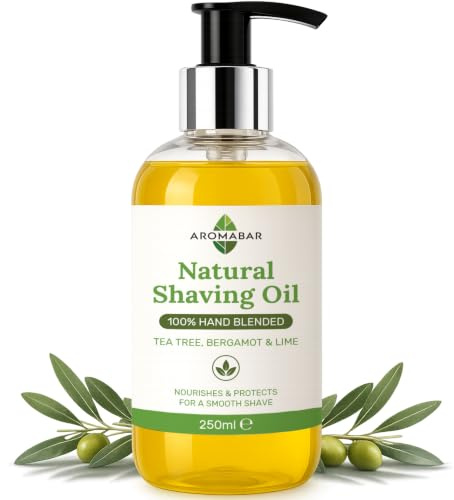 Olio da barba naturale dell'albero del tè bergamotto e lime 250 ml