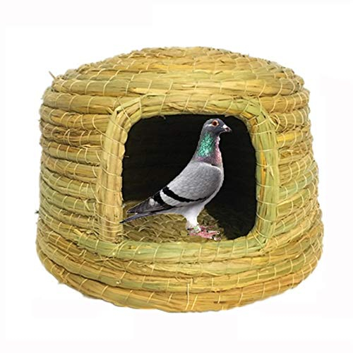 Nistkästen Papagei-Taubennest, reines handgewebtes Faser-Vogelnest, Courtyard im Freien Gartenvogelzuchtgelände (Size : 30x22cm)