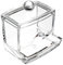 Support de Coton-Tige, Distributeur de Stockage en Acrylique Q-Tip STOA Clear, Organisateur pour Coton et Cosmétiques