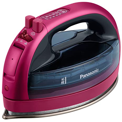 Panasonic NI-WL707-P Cordless Steam W Head Iron, Pink