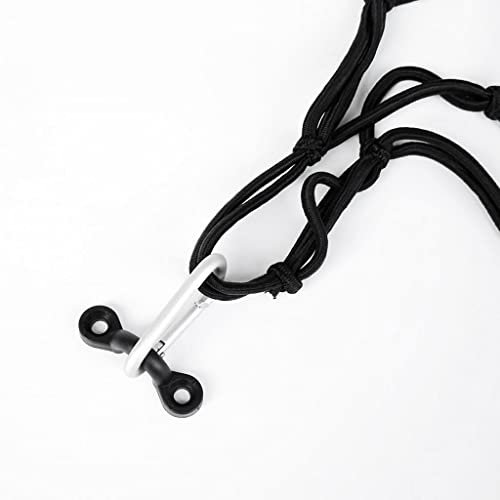 jojomis Kayak Cargo Bungee Net with Pad Eyes and Snap Hooks - Premium Kayak Accessories for Secure Storage