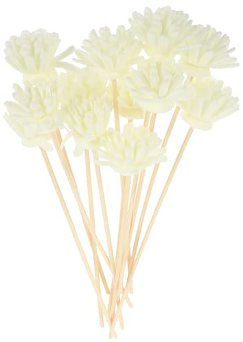 MAGICLULU 36 Bâtons De Diffuseur Roseaux Fleur Recharge Diffuseur D'Huile Essentielle pour Parfum Maison Accessoires Décoratifs pour Cuisine Chambre Et Salon