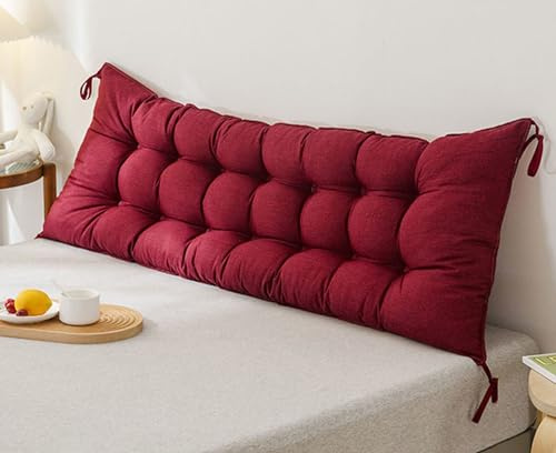 Cuscino da Lettura , 60/80/100/120/150/180/200cm Schienale Testata Letto Divano ,grande Rettangolare Cuscino Schienale , Premium Cuscino Lettura Testiera ,Lavabile Cuscino da Parete ( Color : #1 , Siz