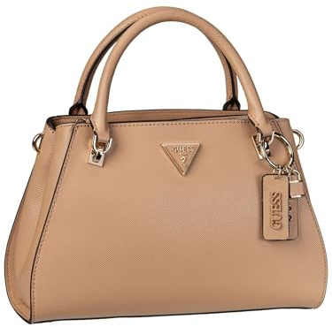 GUESS Noelle Luxury Satchel Beige