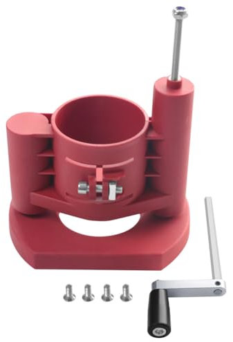 JDQTPOET Precision Router Lift - Router Table Lifting System - Router Plate Insert for Fast, Accurate, Reliable and Repeatable Setup