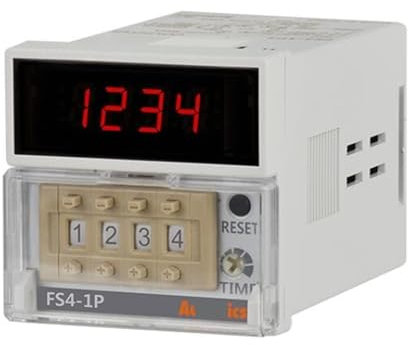 Compteur FS4-1P2 Fiche à 8 Broches 24 VCA ~ 50/60 Hz, 24-48 VCC