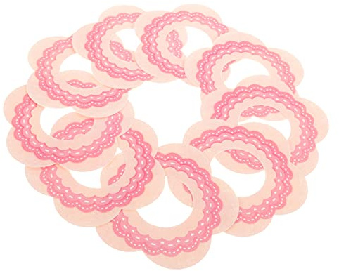 Amosfun Porta Paletas Antigoteo De Papel Tamaño Estándar Color Rosa 50 Unidades Diseño Decorativo para Niños Fiestas y Viajes