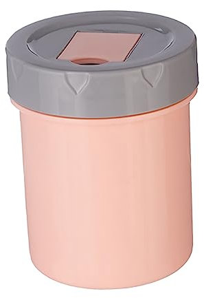 Alipis Tasse à Soupe Hermétique Portable 400ml Plastique Rose Cerisier Isolation Thermique Pour Bureau Et École Couvercle Anti-fuite