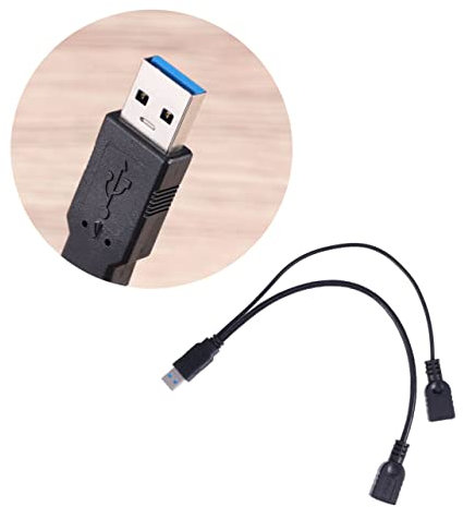 Housoutil Cable De Micro USB Adaptador Concentrador USB Materiales PVC Ultra para Periféricos