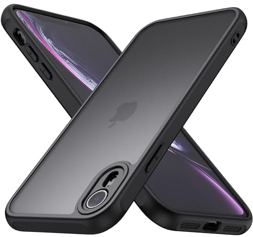 Yisica Matte Case for iPhone XR Case 6.1-Inch, Shockproof Drop Protection Anti-Fingerprint, Frosted Translucent Back Phone Cover for iPhone XR