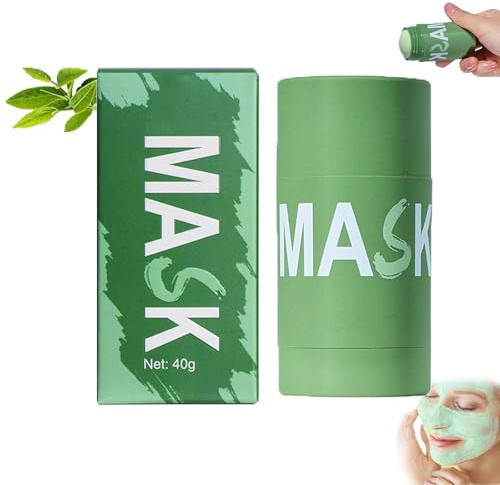 Grevea Green Tea Deep Cleanse, 2025 New Organic Green Tea Mask Stick, Blackhead Remover with Vitamin E, Moisturizing, Oil Control Reduce for Men and Women of All Skin Types (1PC)
