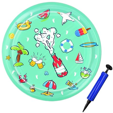 Cat Water Sensory Mat Set, Comfortable Water Sensor Game Mat, Suitable Cool Sensory Water Mat, Inflatable Pet Water Play Mat for Gym, Outdoor, Indoor, Pool, Playground, Garden