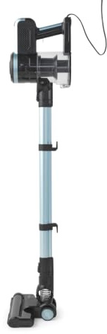 Beldray Airxcel Turbo Corded Stick Vacuum Cleaner, 600W, Blue | 2 In 1 Handheld Conversion, 6m Cord With Storage, 600ml Dust Cup, Wall Mountable, Motorised LED Floor Brush, HEPA Filter