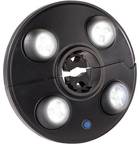 Lampe LED parasol avec 4 spots rotatifs [Luminea]