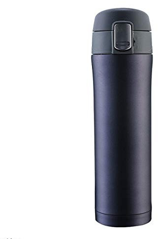 qunxun Lock Isolierschale Edelstahl Bounce Cup 450Ml Blau