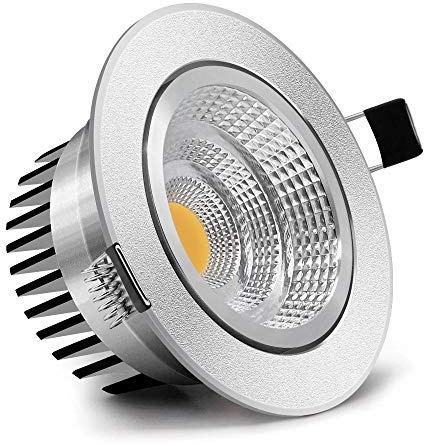 LED COB Downlight Empotrable Ángulo ajustable 6W 9W 12W 18W Lámpara empotrable de techo Downlight Spot Light-Natural_White_15W