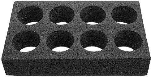 Cabilock Getränkehalter Tablett 13.78X7.87X2.76 Zoll Leichter Becherträger Für Camping Picknick Büro Und Zuhause Aus Schaumstoff Für Einwegbecher Und Gläser