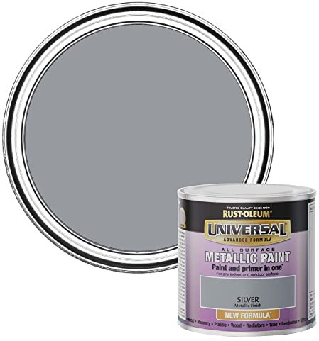 Rust-Oleum Universal Paint Metallic Silver 250ml