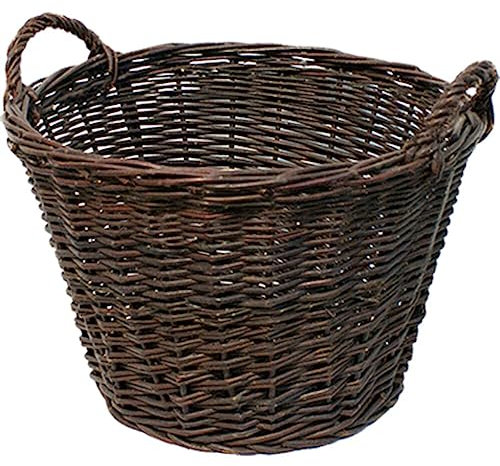 Siena Garden Ernte-/Kartoffelkorb XL, Ø 55 x 30 cm Weide, 2 Griffe