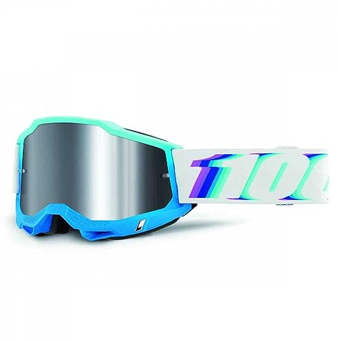 100%, ACCURI 2 Goggle Stamino - Mirror Silver Flash Lens, ADULT