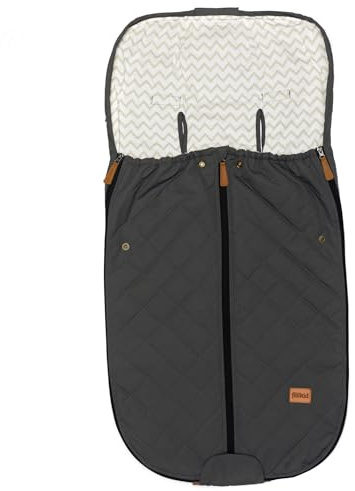 Fillikid Sommerfußsack Light Big Exklusiv | Fußsack 100x50cm für Buggy Kinderwagen Jogger Sportwagen | Universal Kinderfußsack waschbar & atmungsaktiv | Babyfußsack Oberteil abnehmbar
