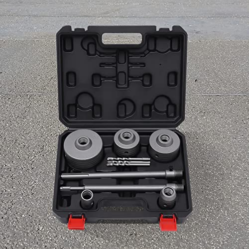 Yolancity Beton Bohrkronen Set, Lochsägen Beton Set Ø30/40/68/80/100mm Lochsäge Bohrer, SDS-Plus Adapter, Werkzeugkasten mit Griff, Dosenbohrer für Kann Ziegel und Betonwände Schlagen