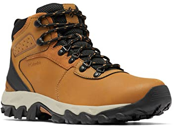 Columbia Newton Ridge Plus 2 Wp, Scarponi da trekking ed escursionismo impermeabili a vita media Uomo, Elk/Black, 49 EU