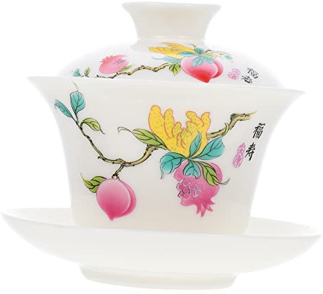 PRETYZOOM Tazza Da Tè in Porcellana Bianca Tazza Da Tè Kung Fu Per La Cerimonia Del Tè Nuziale