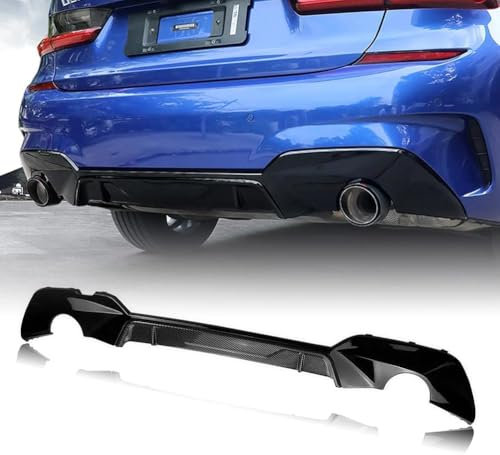 KLSDB Auto Heckspoiler für BMW G20 G28 M-Sport 2019 2020 2021 2022, Heckstoßstange Hecklippe Diffusor Karosserie Modifiziertes Zubehör
