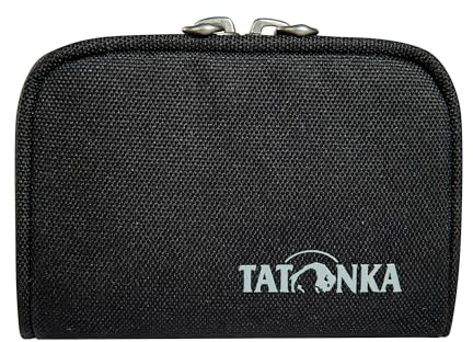 Tatonka Plain Wallet RFID Block - Kleine Geldbörse mit RFID-Blocker - TÜV geprüft - Münzfach, Fächer für Kreditkarten