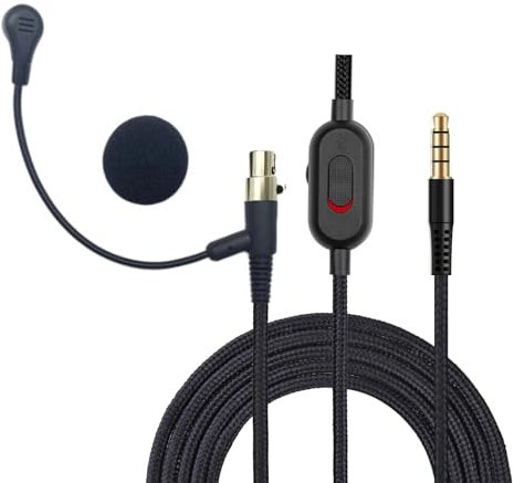 Kopfhörer-Mikrofonkabel für Q701/K712/K702/K240 Headset-Kabel für Sprachchats und einfache Anrufannahme